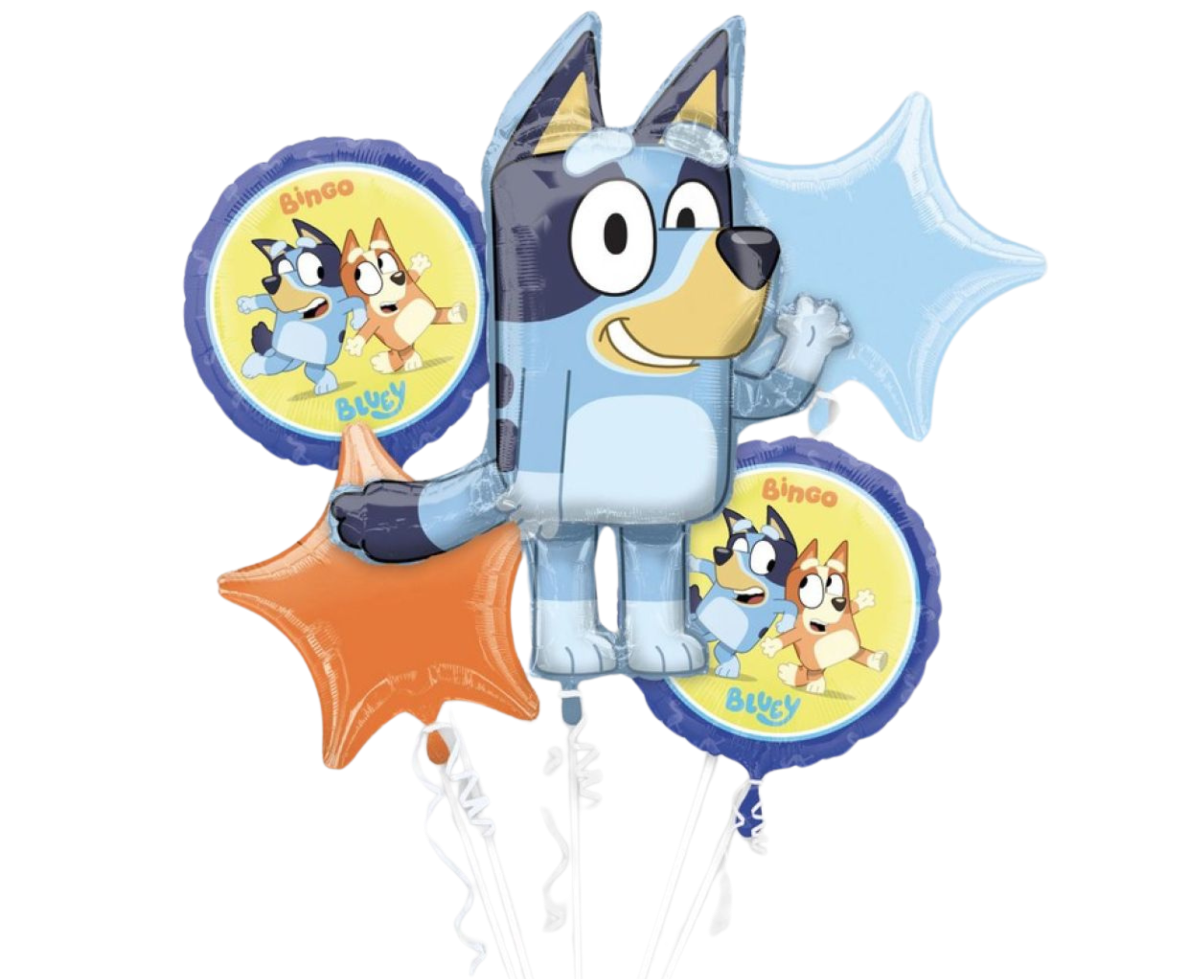 Bluey balloon collection in Bondi, Sydney