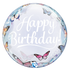 Happy Birthday Soft Butterfly - Bubble Balloon - 00014 01 in Bondi, Sydney