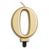 Gold Jumbo Candles (0-9)