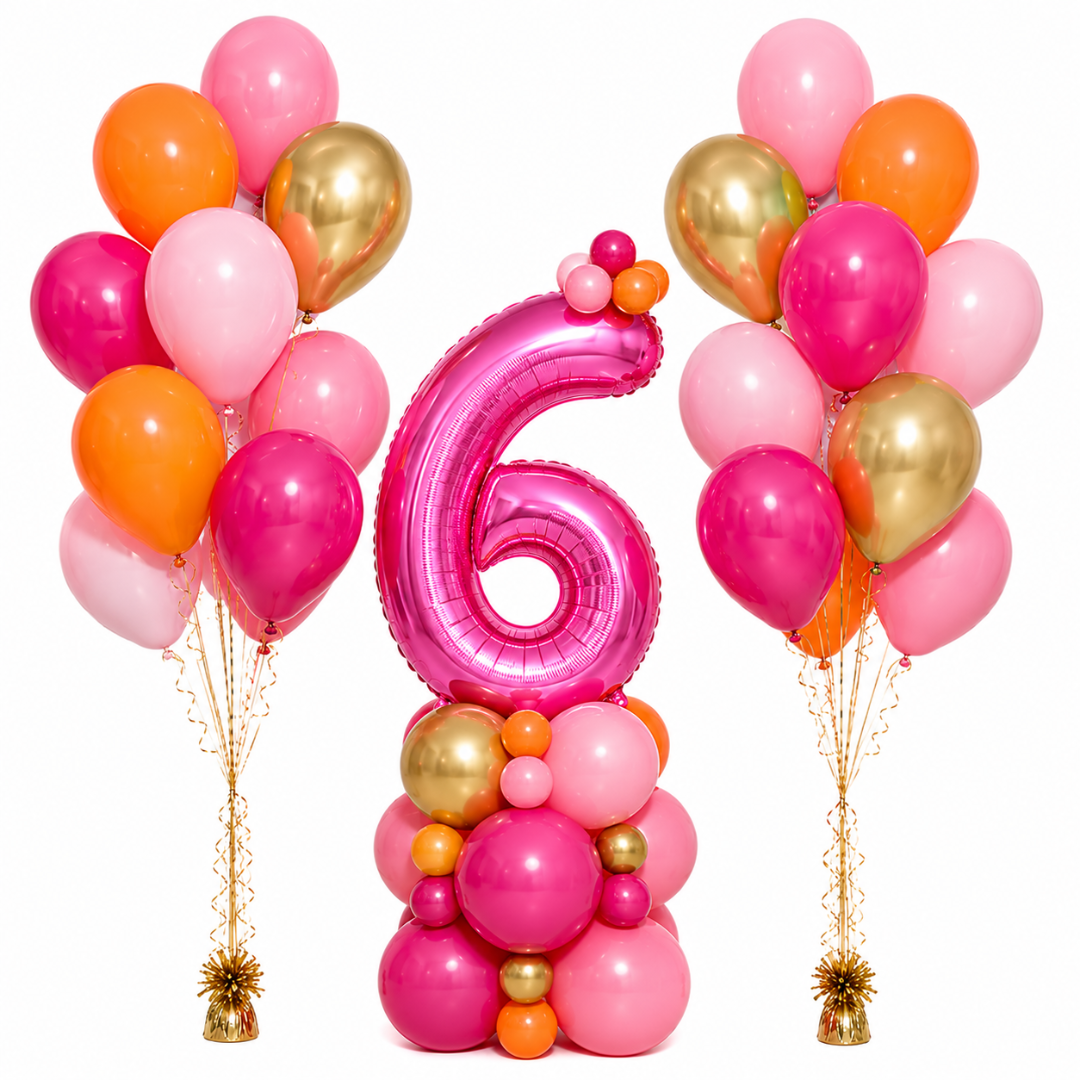 Wild Child Number Tower & Latex Bunches