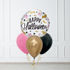 Halloween Glam Bats and Ghosts Balloon with 3-latex bouquet in Bondi, Sydney