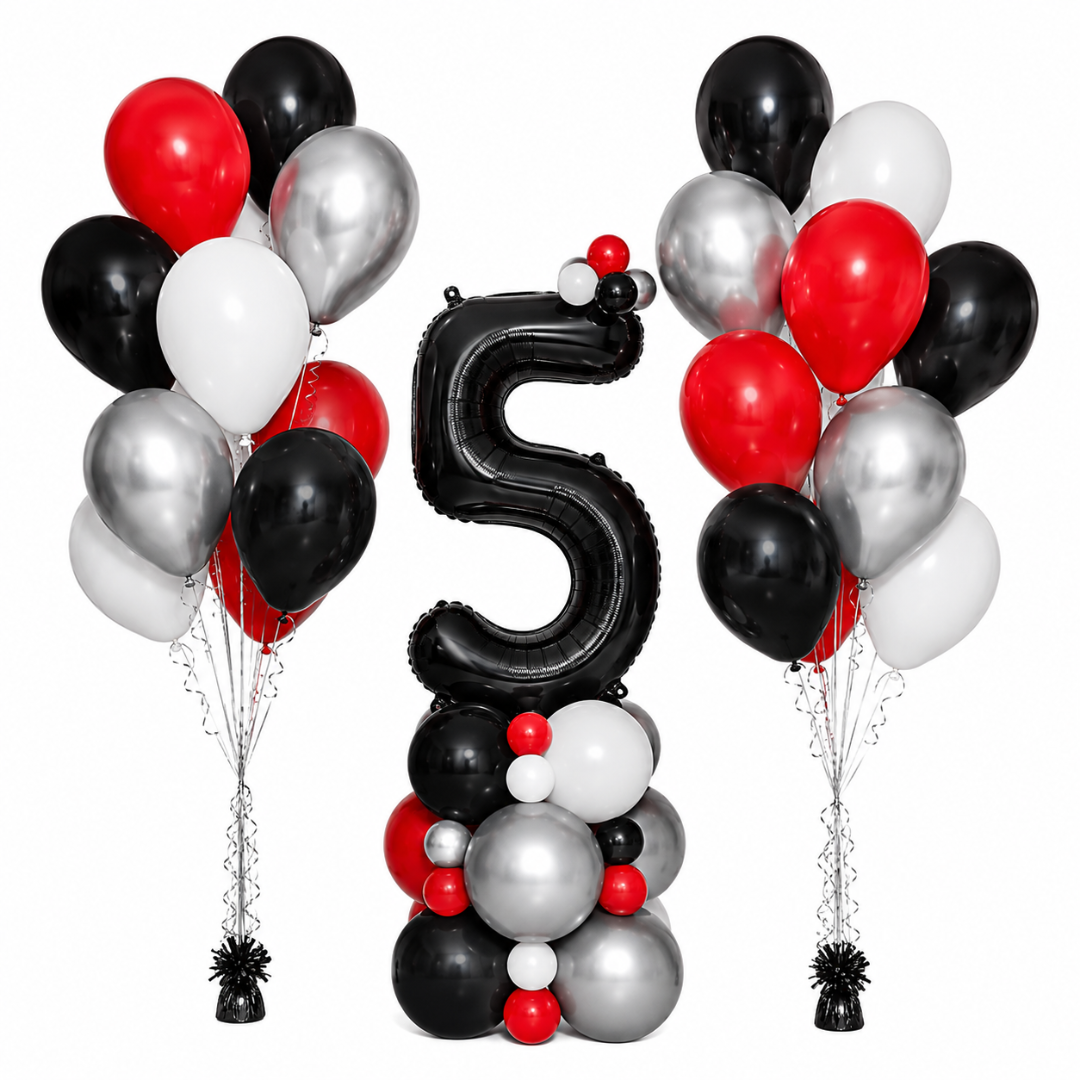 Wild Child Number Tower & Latex Bunches