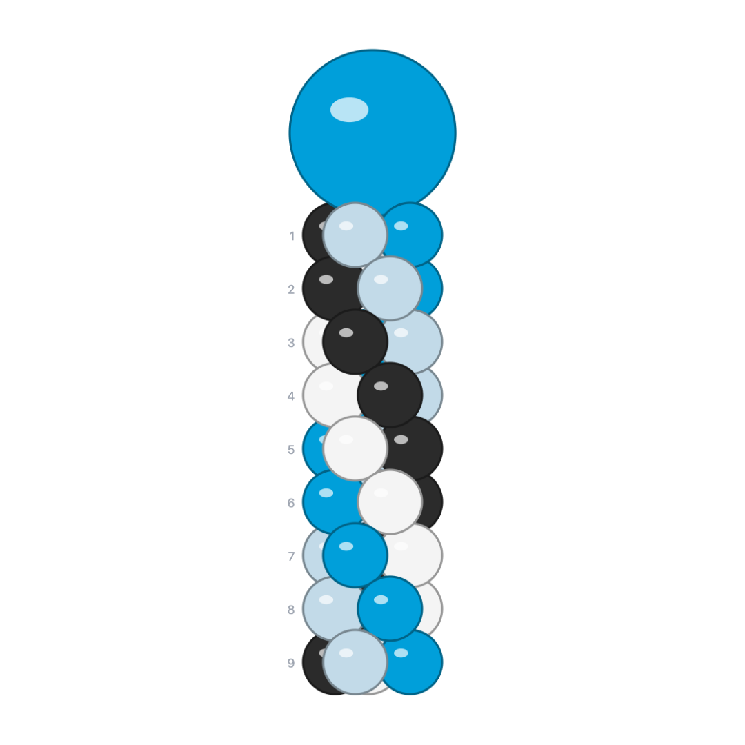 Grand Final Balloon Columns