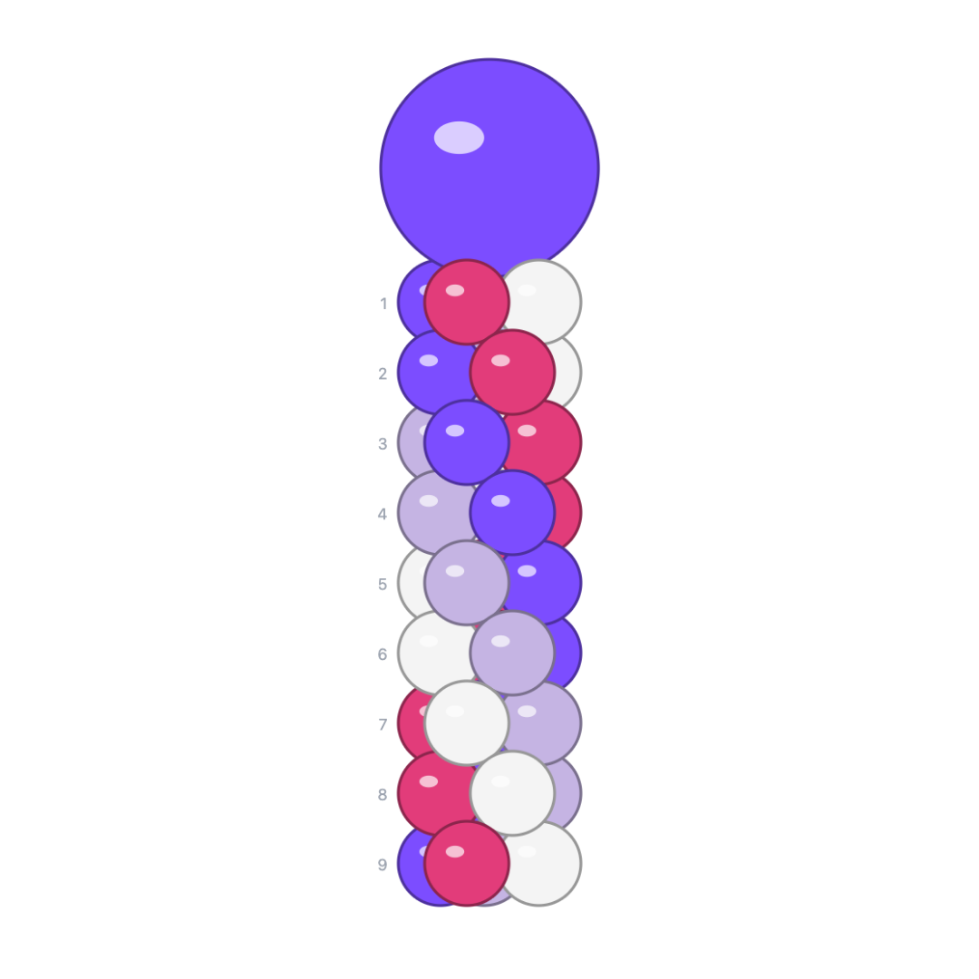 Grand Final Balloon Columns
