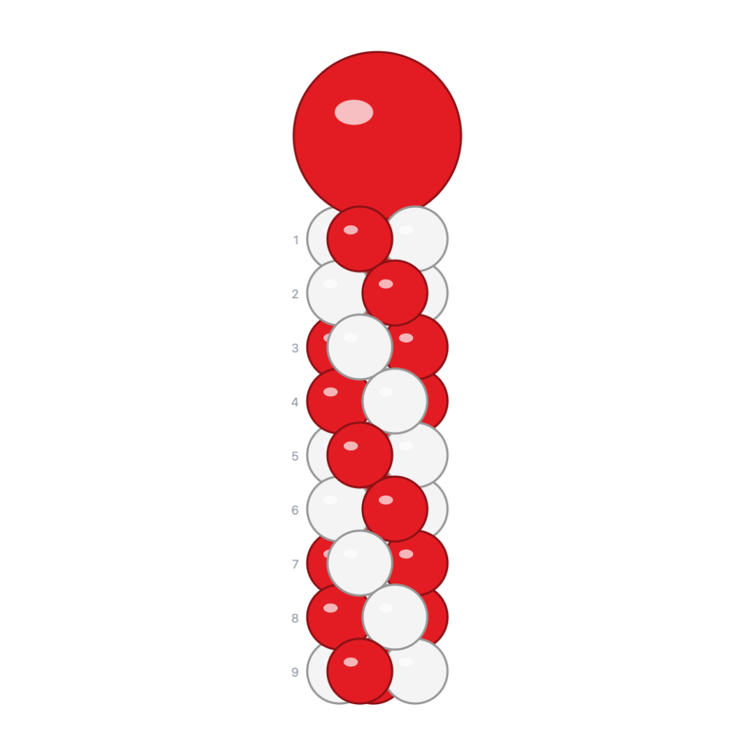 Grand Final Balloon Columns