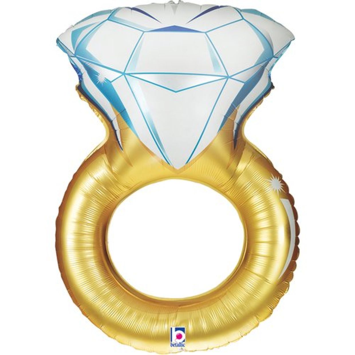 Diamond Ring Balloon - 15399 wedding ring p by Bondi Road Balloons