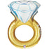 Diamond Ring Balloon - 15399 wedding ring p by Bondi Road Balloons