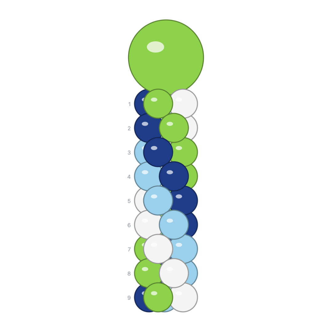 Grand Final Balloon Columns