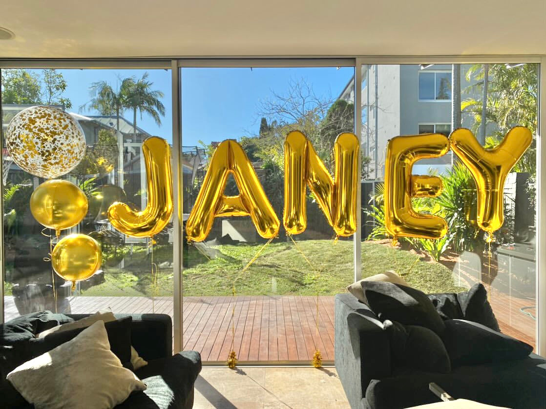 Gold Letter C Balloon - 86cm - 4e2d acbe cfd2 45ae 93a6 by Bondi Road Balloons