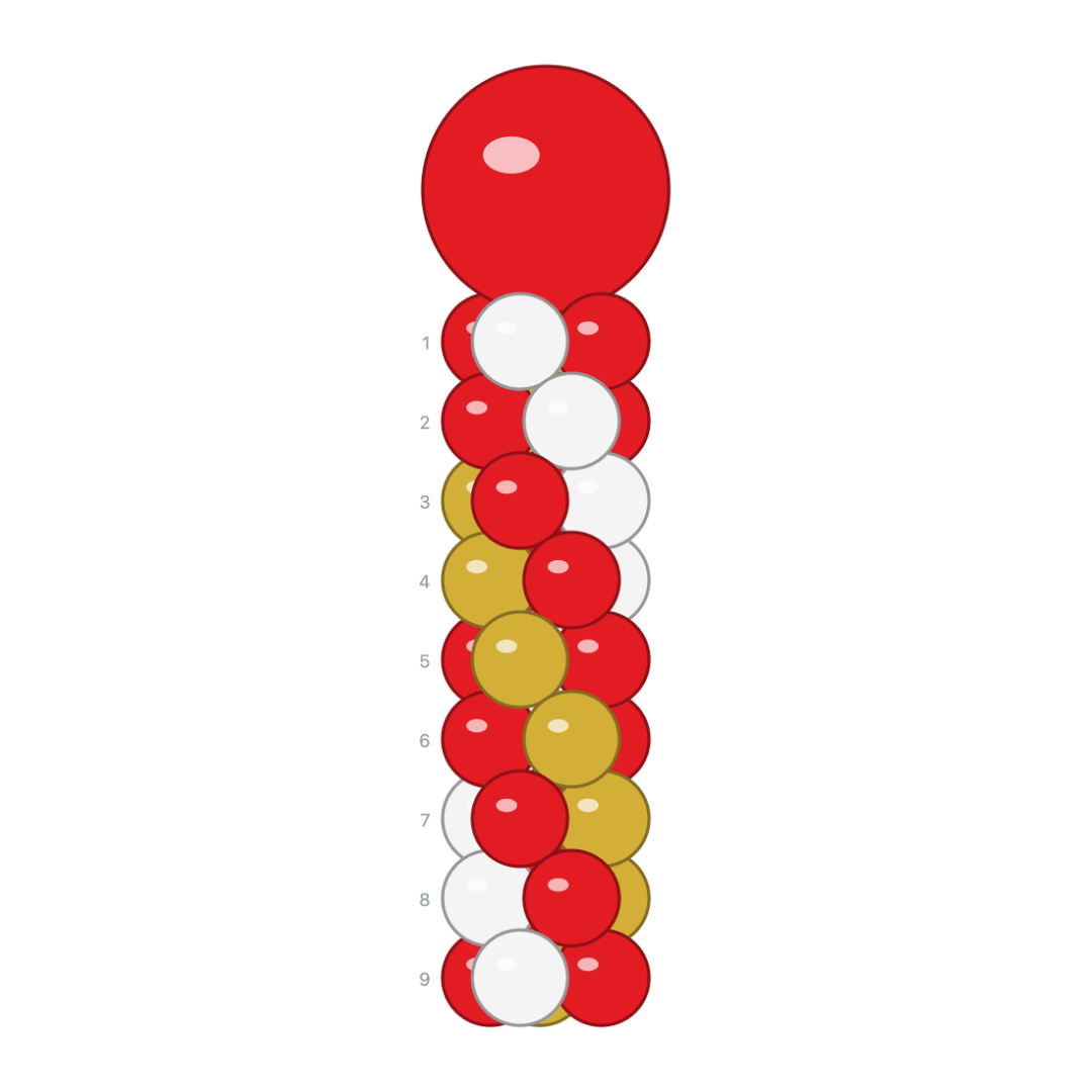 Grand Final Balloon Columns