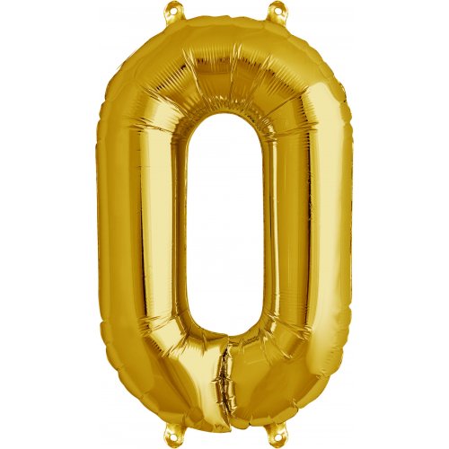 Large Number Balloon - Gold (0-9)
