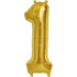 Large Number Balloon - Gold (0-9)