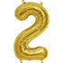 Large Number Balloon - Gold (0-9)