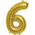 Large Number Balloon - Gold (0-9)
