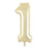 Large Number Balloon - Luxe Gold (0-9) for parties in Bondi and Sydney - colour detail