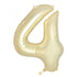 Large Number Balloon - Luxe Gold (0-9) for parties in Bondi and Sydney - arrangement detail