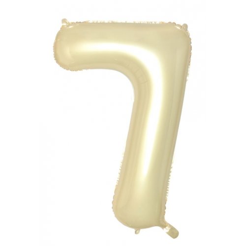 Large Number Balloon - Luxe Gold (0-9) for parties in Bondi and Sydney - colour detail