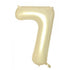 Large Number Balloon - Luxe Gold (0-9) for parties in Bondi and Sydney - colour detail