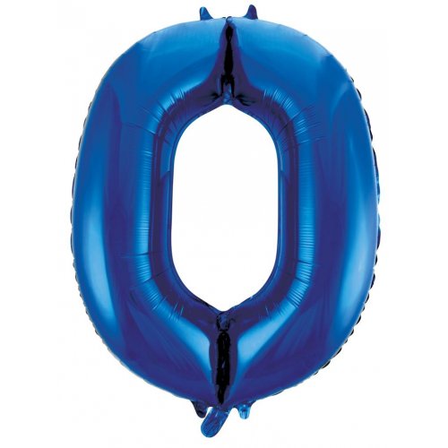 Large Number Balloon - Royal Blue (0-9) for parties in Bondi and Sydney - party styling detail