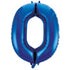 Large Number Balloon - Royal Blue (0-9) for parties in Bondi and Sydney - party styling detail