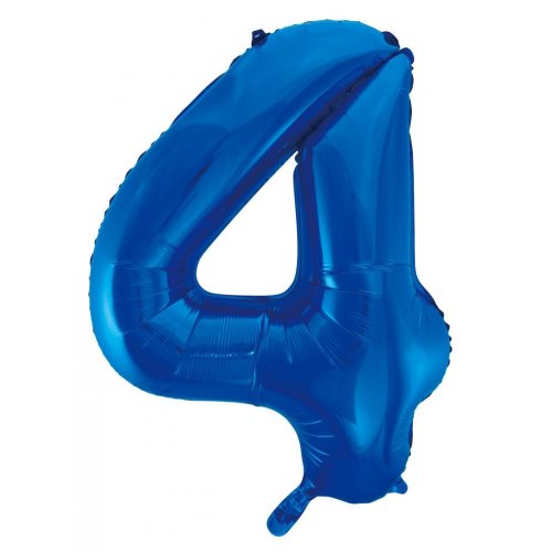Large Number Balloon - Royal Blue (0-9) for parties in Bondi and Sydney - arrangement detail