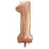 Large Number Balloon - Rose Gold (0-9) for parties in Bondi and Sydney - colour detail