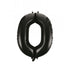 Large Number Balloon - Black (0-9) for parties in Bondi and Sydney - party styling detail