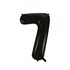 Large Number Balloon - Black (0-9) for parties in Bondi and Sydney - colour detail