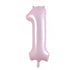 Matte Pastel Pink - Large Number 86cm - 213851 500x500 balloon design in Bondi, Sydney