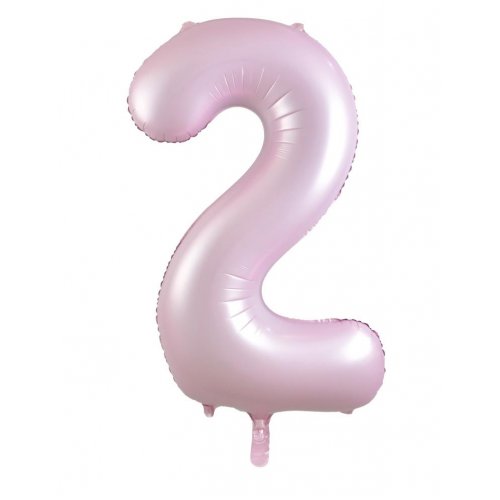 Matte Pastel Pink - Large Number 86cm - 213852 500x500 balloon design in Bondi, Sydney