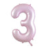 Matte Pastel Pink - Large Number 86cm - 213853 500x500 balloon design in Bondi, Sydney