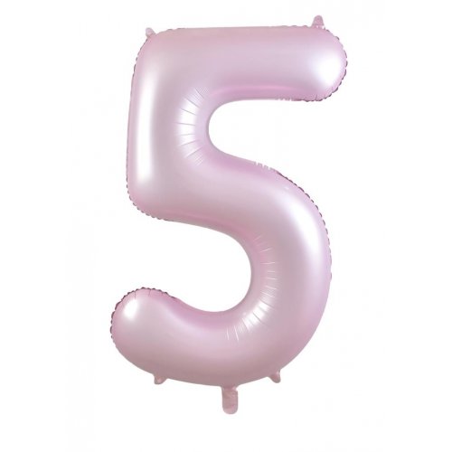 Matte Pastel Pink - Large Number 86cm - 213855 500x500 balloon design in Bondi, Sydney