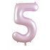 Matte Pastel Pink - Large Number 86cm - 213855 500x500 balloon design in Bondi, Sydney