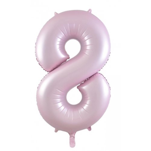 Matte Pastel Pink - Large Number 86cm - 213858 500x500 balloon design in Bondi, Sydney