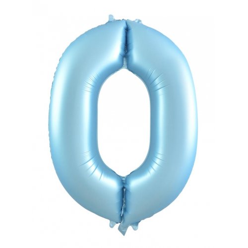 Matte Pastel Blue - Large Number 86cm - 213860 500x500 balloon design in Bondi, Sydney