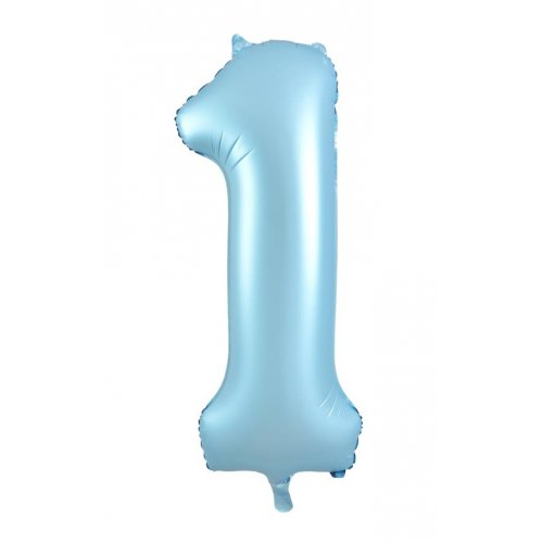 Matte Pastel Blue - Large Number 86cm - 213861 500x500 balloon design in Bondi, Sydney