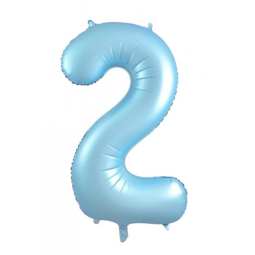 Matte Pastel Blue - Large Number 86cm - 213862 500x500 balloon design in Bondi, Sydney