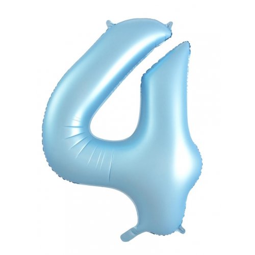 Matte Pastel Blue - Large Number 86cm - 213864 500x500 balloon design in Bondi, Sydney