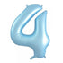 Matte Pastel Blue - Large Number 86cm - 213864 500x500 balloon design in Bondi, Sydney