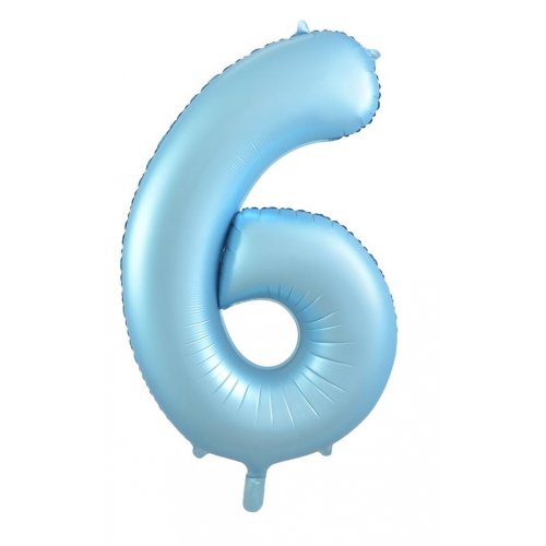 Matte Pastel Blue - Large Number 86cm - 213866 500x500 balloon design in Bondi, Sydney