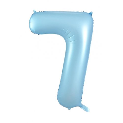 Matte Pastel Blue - Large Number 86cm - 213867 500x500 balloon design in Bondi, Sydney