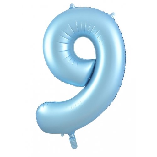 Matte Pastel Blue - Large Number 86cm - 213869 500x500 balloon design in Bondi, Sydney