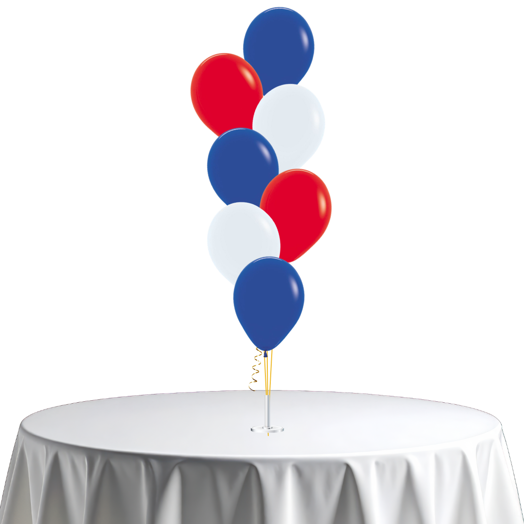School Formal Latex Balloon Bunch - red, white & navy - 21 977f 4bff b0ae in Bondi, Sydney