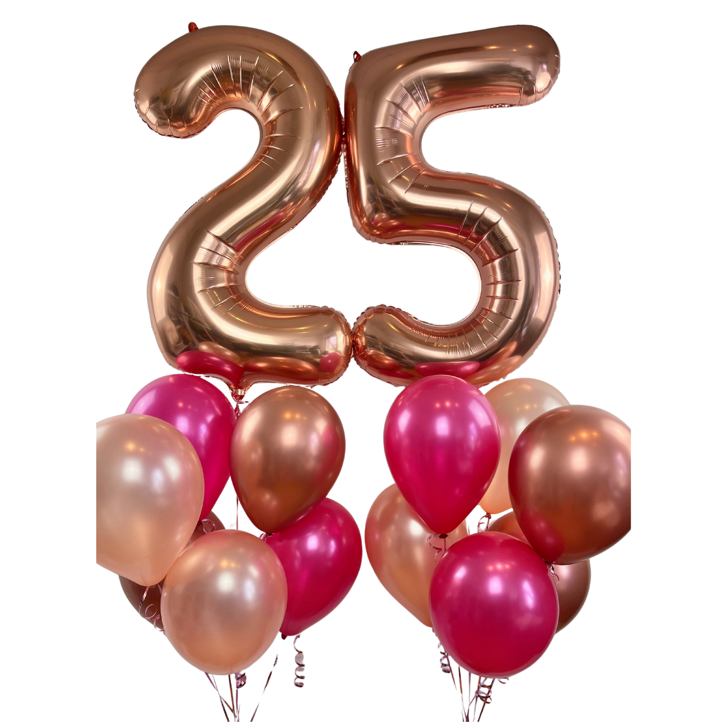 25th Birthday Balloon Set – Number Foils & 12 Latex Balloons - 21 e500 b6ef in Bondi, Sydney