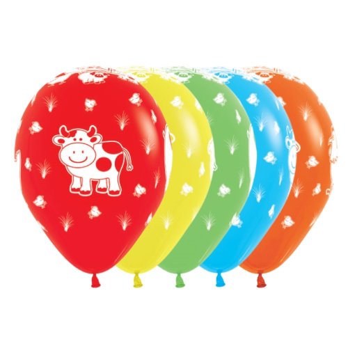 Farm Animals Latex Balloon