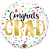 Graduation Confetti Balloon - 25766 25767b by Bondi Road Balloons