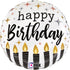 Satin Metallic Birthday Candle Balloon - 26281p r18 satin metallic birthday candle p in Bondi, Sydney
