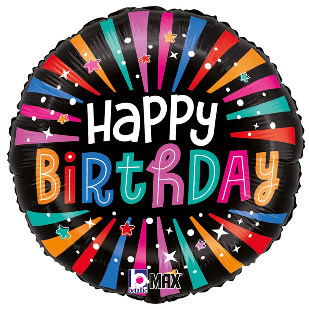 Colourful Birthday Balloon