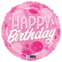 Birthday Pink Sparkle Dots Balloon - 26457p r18 b day pink sparkle dots rm b in Bondi, Sydney