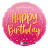 Pink Happy Birthday Foil Balloon - 26476p r18 pink happy b day rm b in Bondi, Sydney